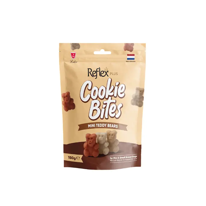 Reflex Plus Cookie Bites Mini Teddy Bears Mini ve Küçük Irk Köpek Ödül Maması 150gr