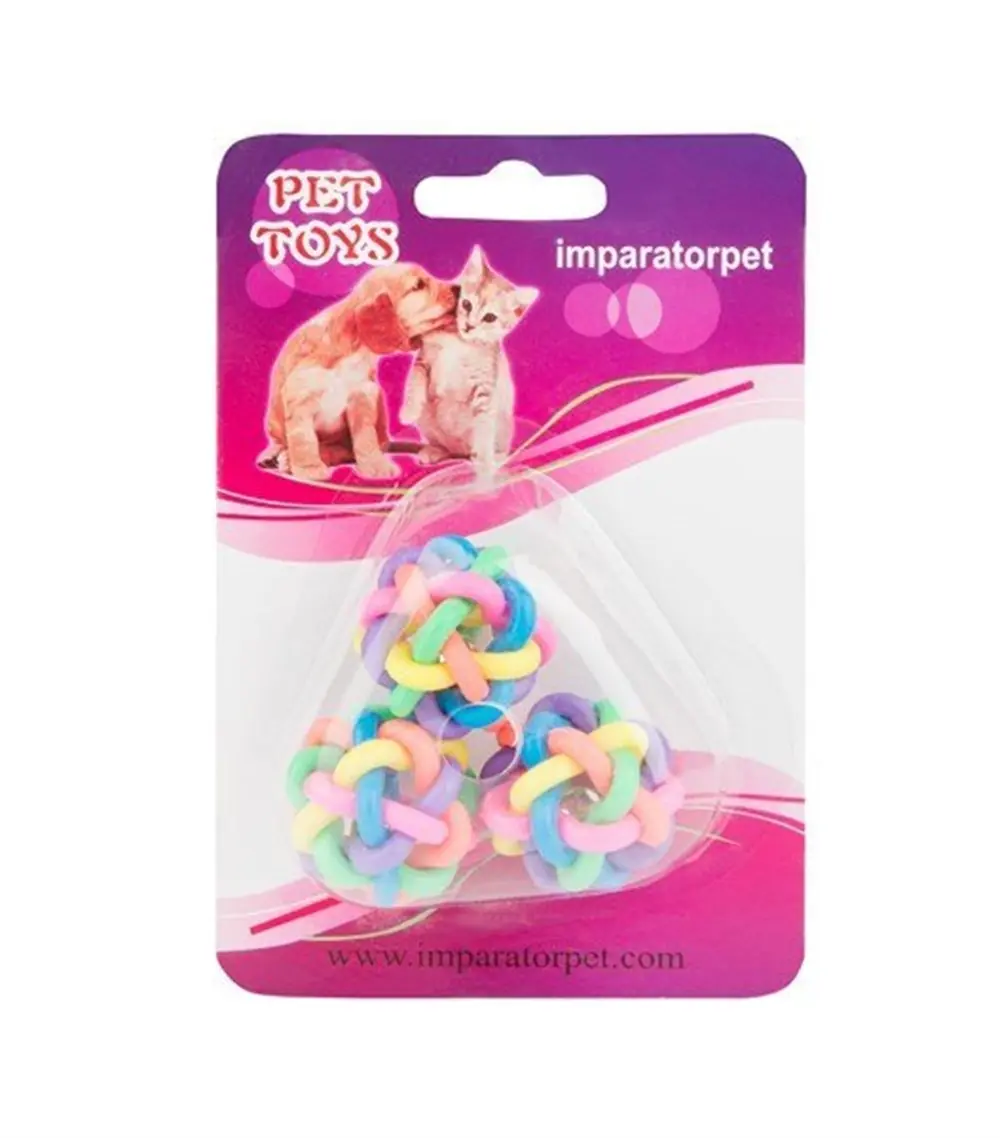 Lion Pet Üçlü Kedi Oyuncağı 3,8 cm
