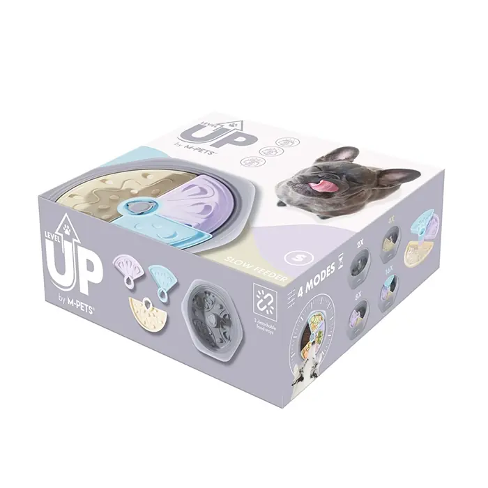 M-Pets Level Up Ayarlanabilir Yavaş Yeme Mama Kabı Small