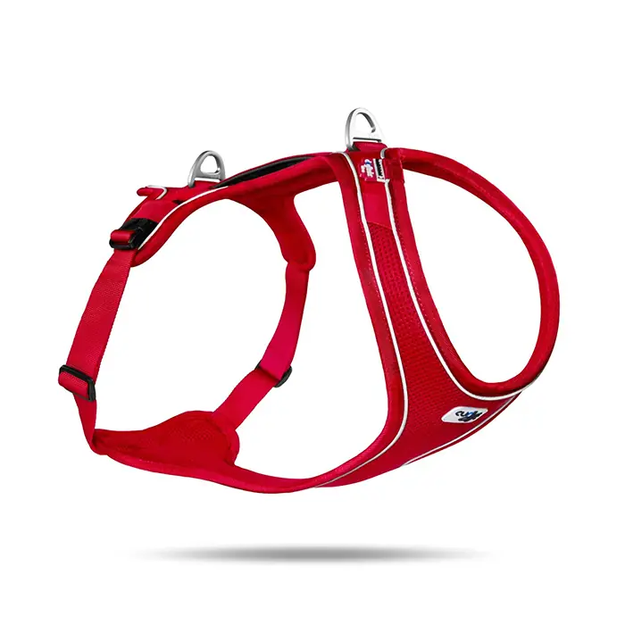 Curli Belka Comfort Harness Köpek Göğüs Tasması Kırmızı XLarge