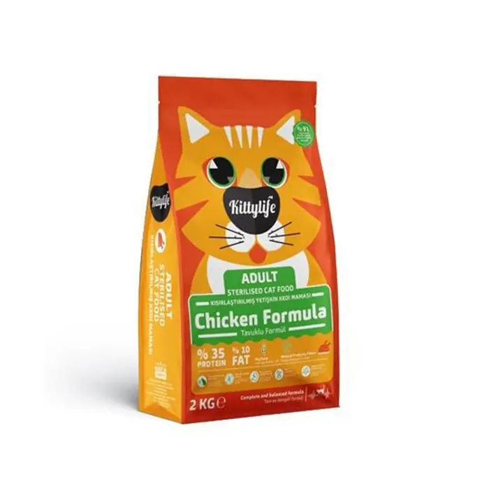 KittyLife Tavuk Etli Kısırlaştırılmış Kedi Maması 2 Kg