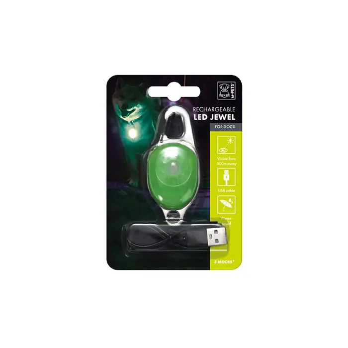 M-PETS Led Jewel Güvenlik Işığı Yeşil