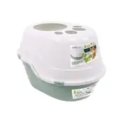 M-PETS Eco Tanta Üstten Girişli Kapalı Kedi Tuvaleti Sea Green 1