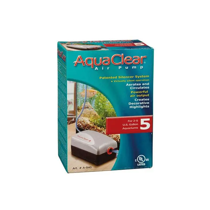 AquaClear Model 5 Tek Çıkışlı Akvaryum Hava Motoru 8-19 Litre/2W
