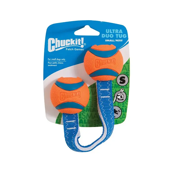 Chuckit! Ultra Duo Tug Dayanıklı Çekiştirme Köpek Oyun Topu Small 2'li