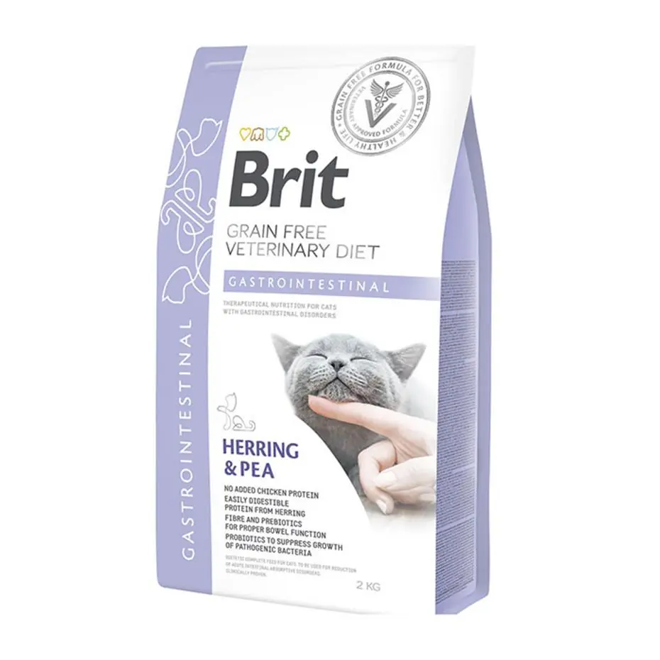 Brit Veterinary Diet Gastrointestinal Sindirim Sistemi Destekleyici Tahılsız Kedi Maması 2 kg