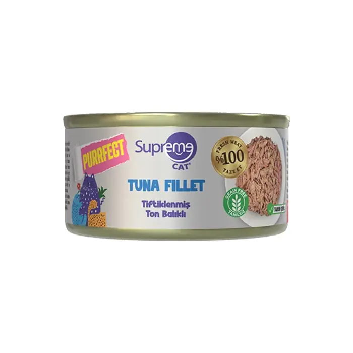 Supreme Cat Tiftiklenmiş Ton Balıklı Yetişkin Kedi Konservesi 70gr