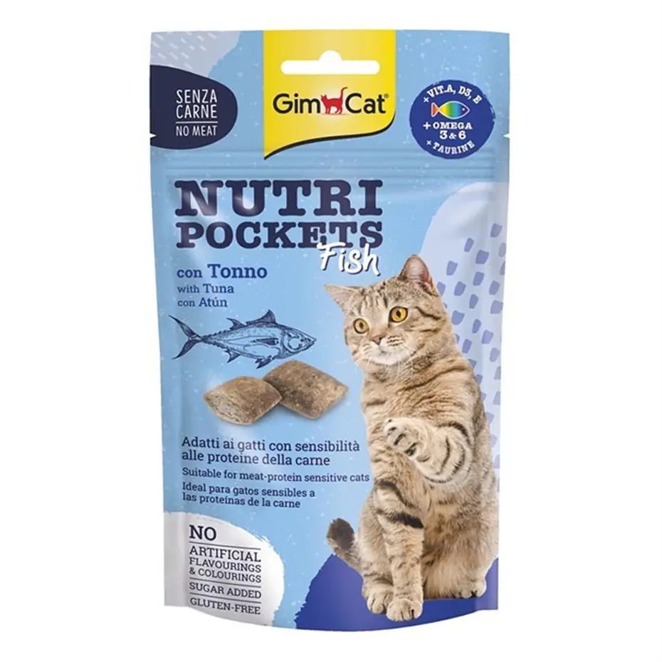Gimcat Nutri Pockets Ton Balıklı Kedi Ödülü 60gr