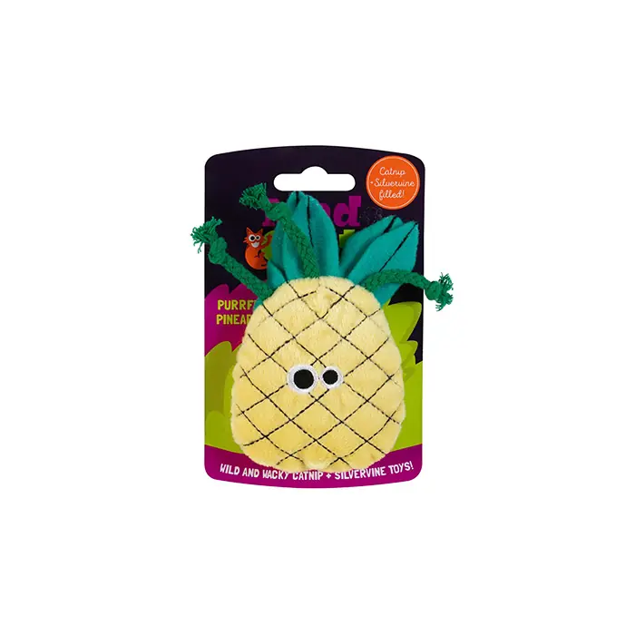Mad Cat Purrfect Pineapple Kedi Otlu ve Matatabili Kedi Oyuncağı