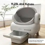 Neakasa M1 Üstü Açık Akıllı Kedi Tuvaleti Beyaz 5
