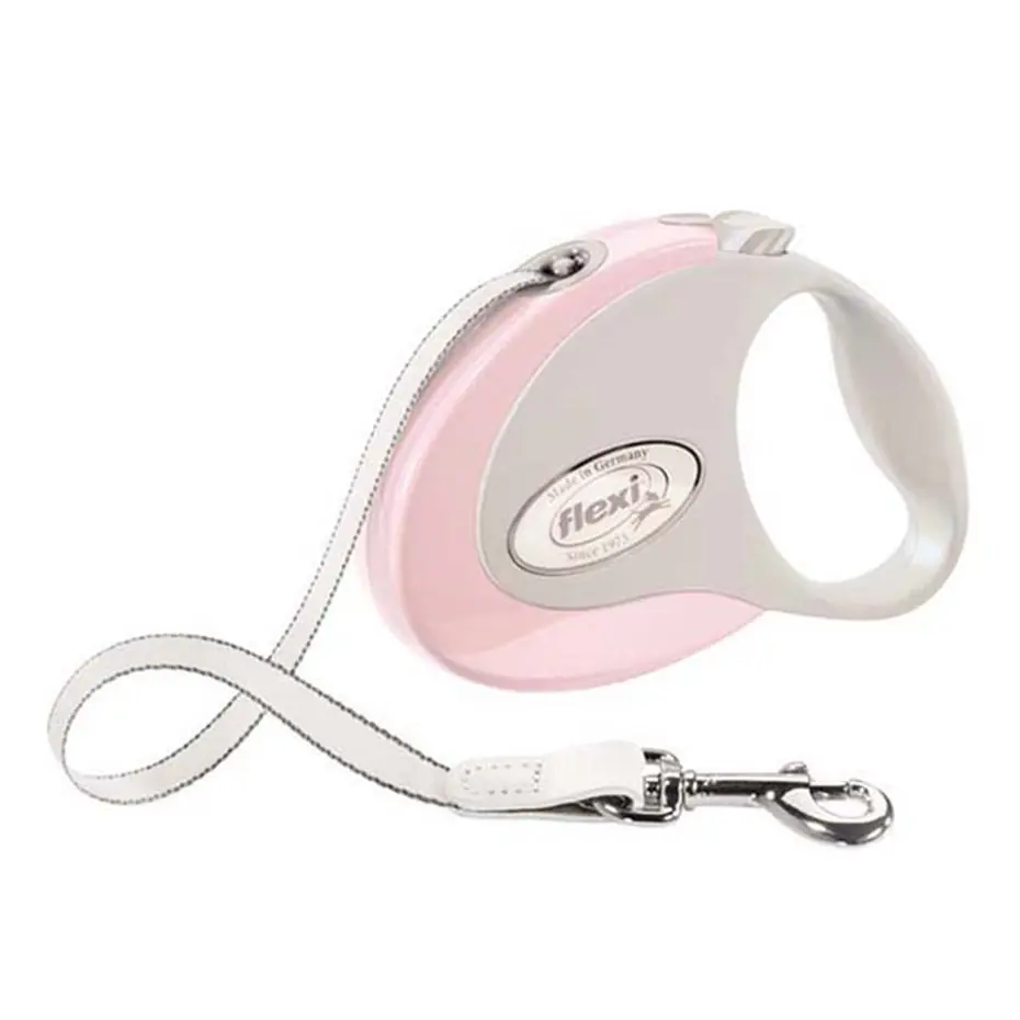 Flexi Style Otomatik Pembe Şerit Gezdirme Small 3 Metre