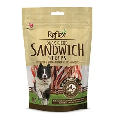 Reflex Ördek Sandviç Çubuk Köpek Kurutulmuş Et Ödülü 80 Gr