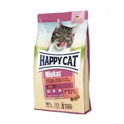 Happy Cat Minkas Kısırlaştırılmış Somonlu Kedi Maması 10 Kg 1