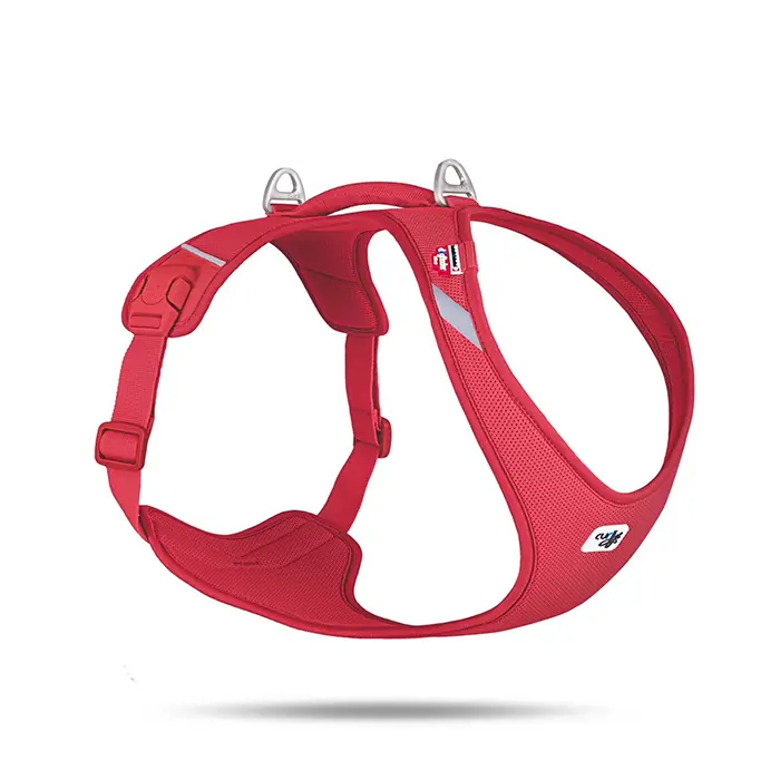 Curli Belka Harness Air-Mesh Köpek Göğüs Tasması Red XLarge