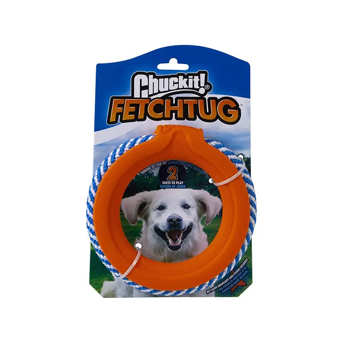 Chuckit! Fetch Tug Köpek Çekiştirme Halkası Köpek Oyuncağı 6.4x6.4x5.7cm