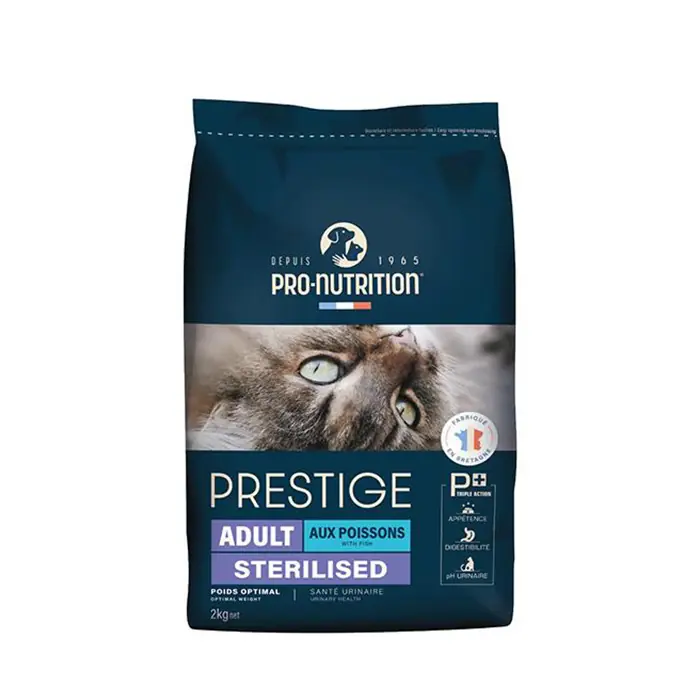 Pro Nutrition Prestige Adult Sterilised Yetişkin Kısırlaştırılmış Somonlu ve Morina Balıklı Kedi Maması 2kg