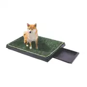 M-Pets Grass Mat Çimli Çekmeceli Köpek Tuvaleti XL 50x76 cm 2