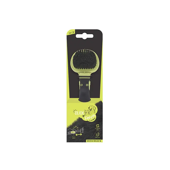 M-Pets Click and Groom Kedi ve Köpekler İçin Kıl Fırça Small