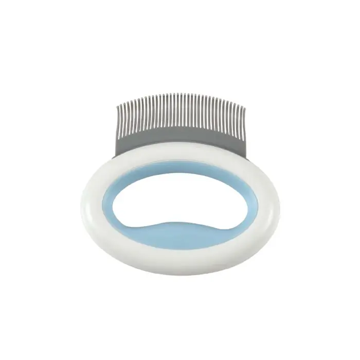 M-PETS Mini Pet Comb Esnek Masaj Tarağı Mavi 8x8,5cm