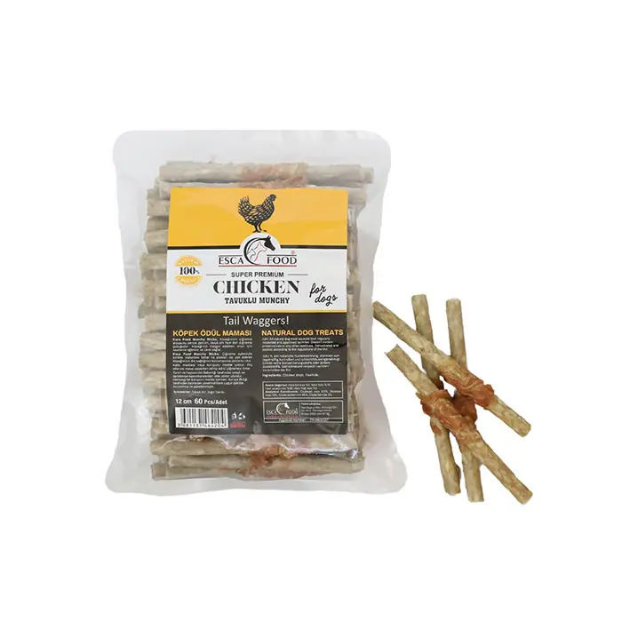 Esca Food Super Premium Tavuk Sargılı Kemik Ödülü 60'lı