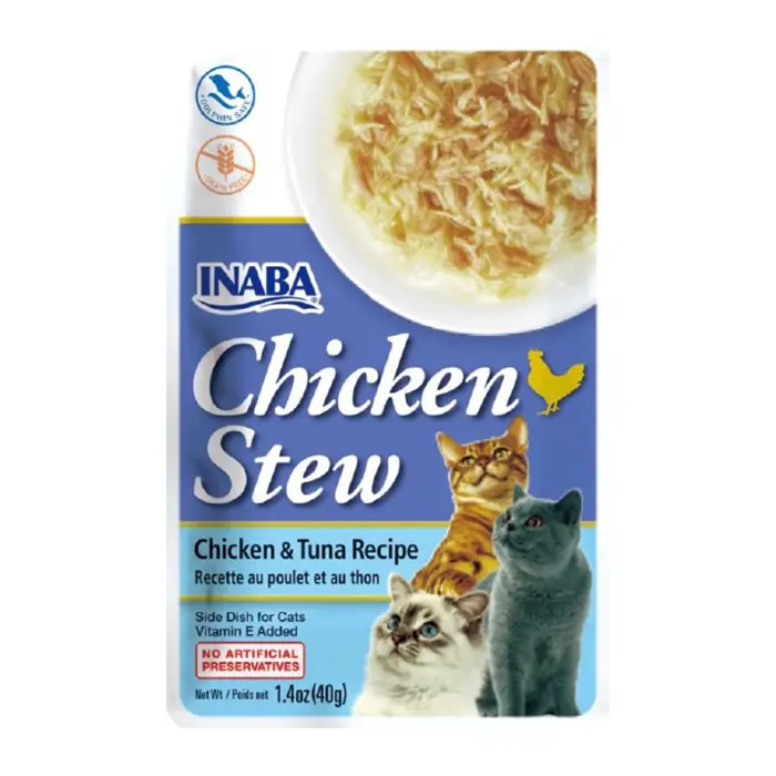 Ciao Chicken Stew Tavuk Güveç ve Ton Balıklı Pate Kedi Ödülü 40 Gr