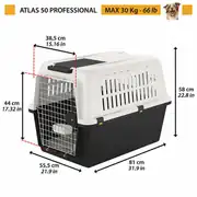 Ferplast Atlas 50 Professional Köpek Taşıma Kafesi 2