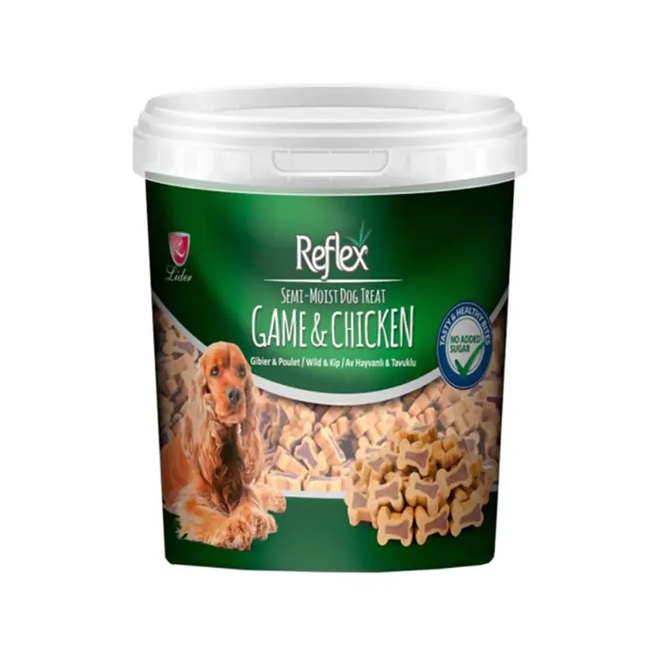 Reflex Semi Moist Av Hayvanlı Tavuklu Köpek Ödülü 500 Gr