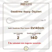 Doggie Yağlı Deri Örgülü Eğitim Gezdirme Kayışı 1,1x150cm 5