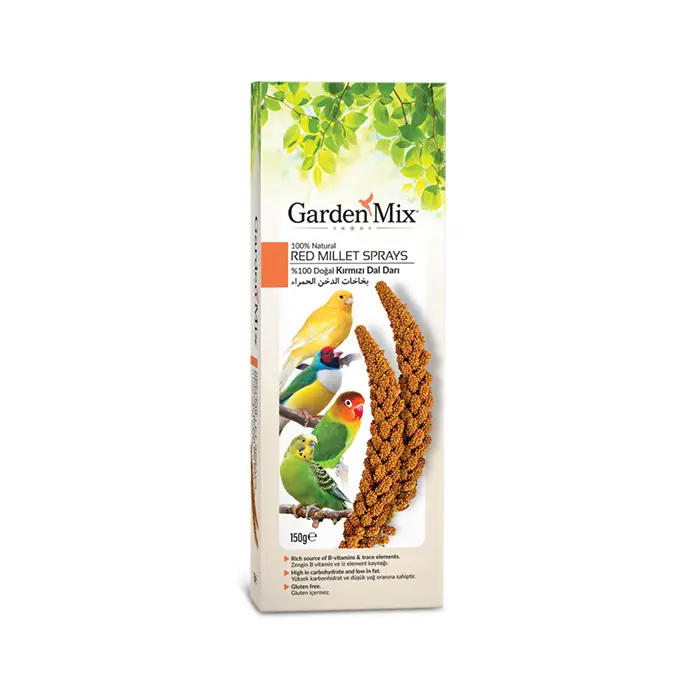 Garden Mix Platin Kırmızı Doğal Dal Darı 150gr