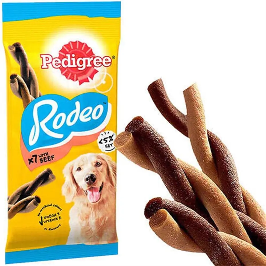 Pedigree Rodeo Biftekli Köpek Ödülü 123gr 7 Sticks