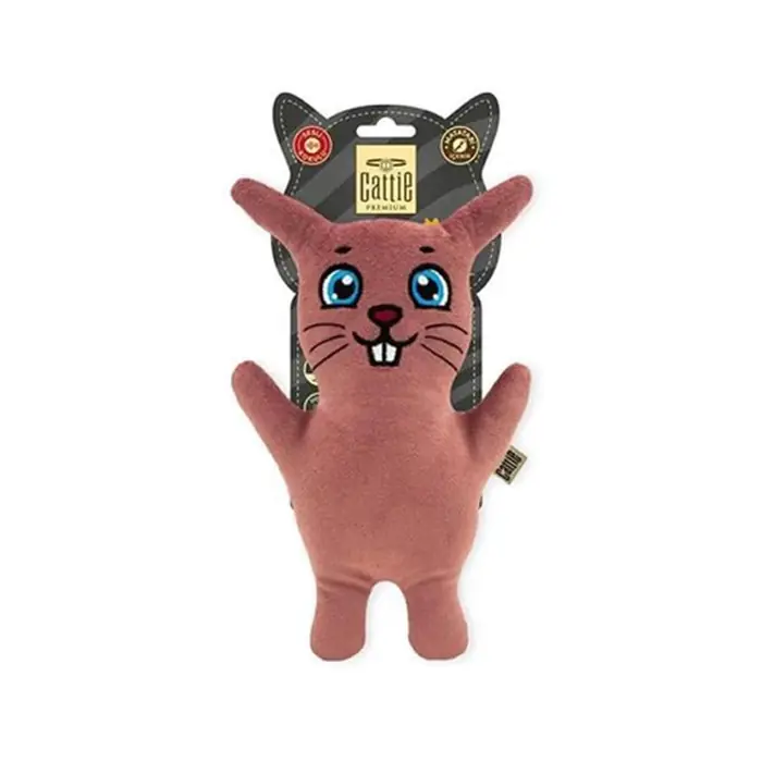 Cattie Matatabi İçerikli Peluş Tavşan Kedi Oyuncağı 20cm