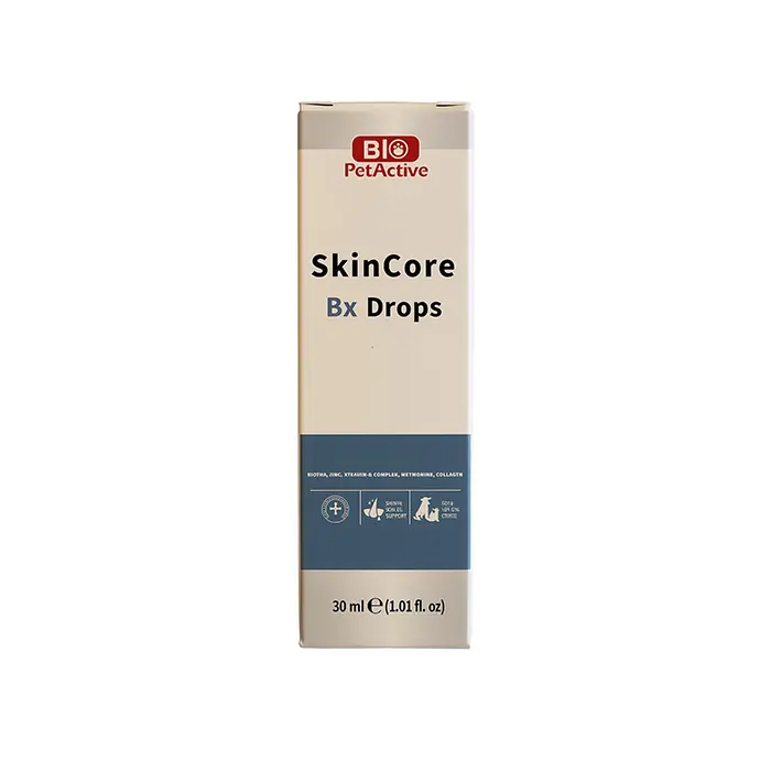 Bio PetActive Skin Core Bx Drops Kedi Köpekler için Tamamlayıcı Vitamin