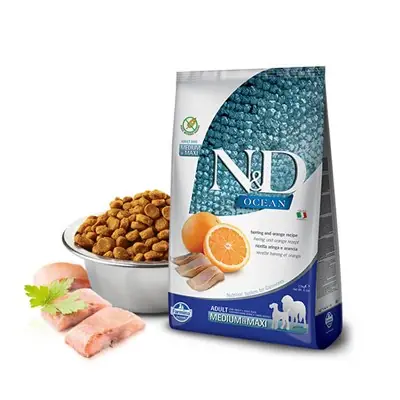 N&D Ocean Balıklı Portakallı Tahılsız Yetişkin Köpek Maması 2,5 Kg