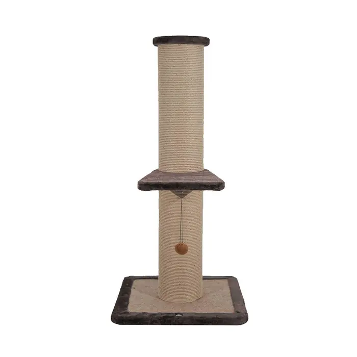 Lotus Tekli Kahverengi Kedi Tırmalama 106Cm