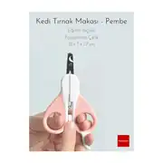 Pakeway TT Serisi Yaylı İnce Kıvrık Başlı Kedi Tırnak Makası Pembe 1