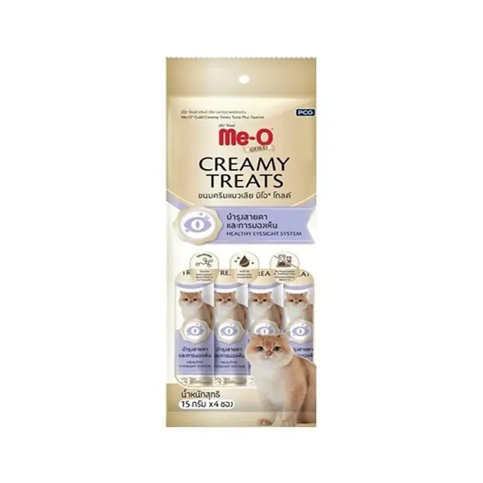 Me-O Gold Creamy Ton Balığı ve Taurin Kedi Ödülü 4x15gr