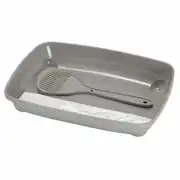 Moderna Bebek Kedi Tuvaleti Başlangıç Seti Gri 1