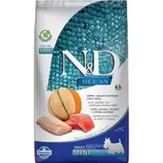 N&D Ocean Somon ve Morina Balıklı Kavunlu Mini Yetişkin Köpek Maması 2,5 Kg 1