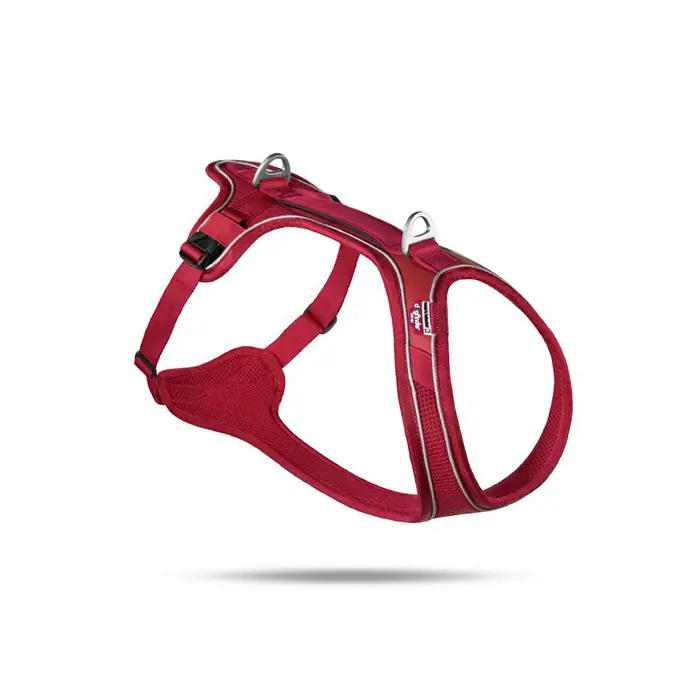 Curli Belka Comfort Harness Köpek Göğüs Tasması Kırmızı XSmall
