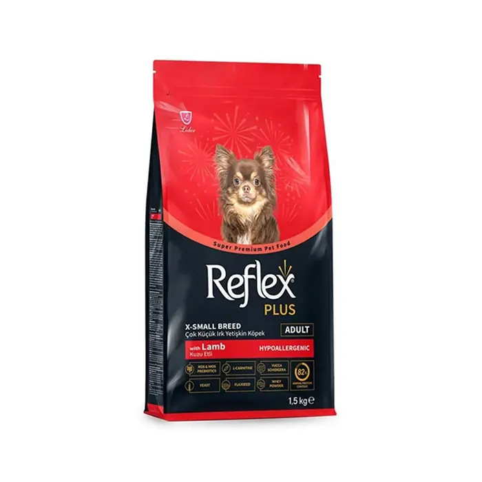 Reflex Plus Kuzu Etli Küçük Irk Yetişkin Köpek Maması 1,5kg