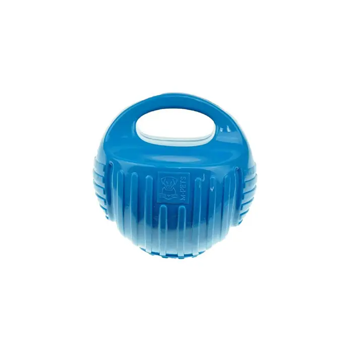 M-PETS Arco Ball Kauçuk Köpek Oyuncağı Medium Mavi