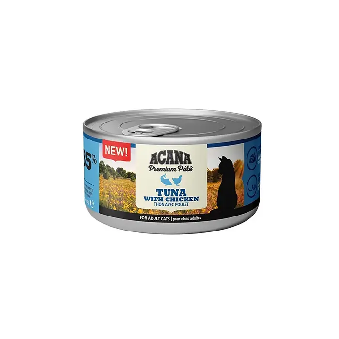 Acana Premium Pate (ezme) Tuna Balıklı ve Tavuklu Kedi Konservesi 85 Gr