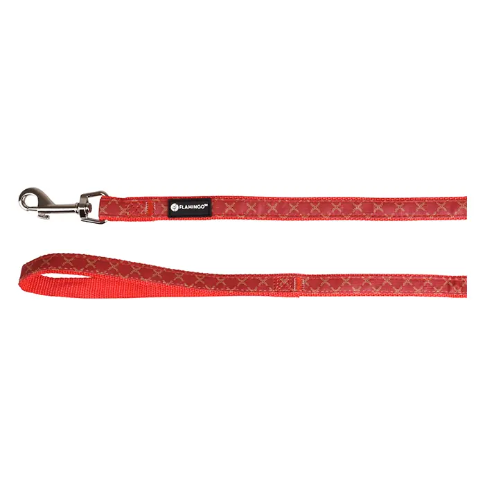 Flamingo Odin Köpek Gezdirme Kayışı 120cm 15mm Kırmızı