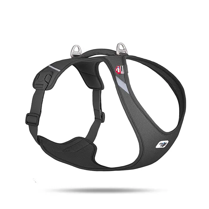 Curli Belka Harness Air-Mesh Köpek Göğüs Tasması Black 2XLarge