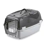 Stefanplast Gulliver 3 Delux Üstten Açılır Kedi ve Köpek Taşıma Kafesi 61x40x38cm Gri 1