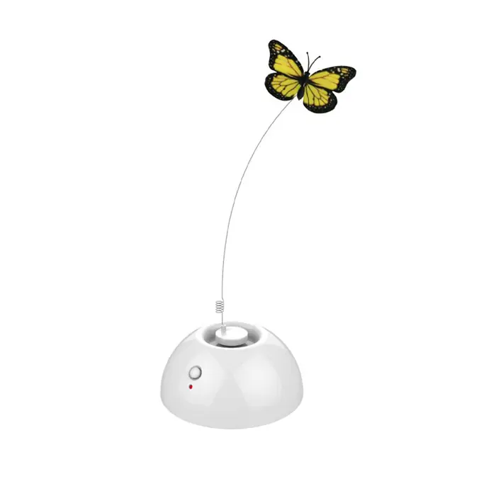 M-PETS Dancing Butterfly İnteraktif Kedi Oyuncağı Beyaz