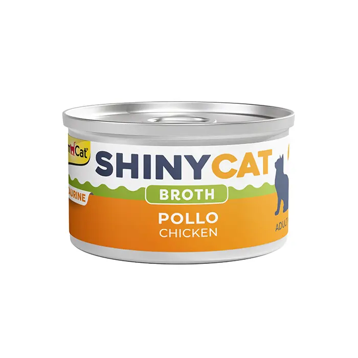 Gimcat New Shinycat Broth Tavuklu Kedi Konservesi 70gr