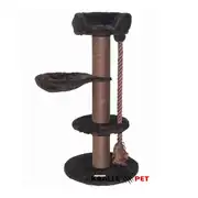 Kralle Üç Katlı Halatlı Kedi Tırmalama 1040model Kahve 1