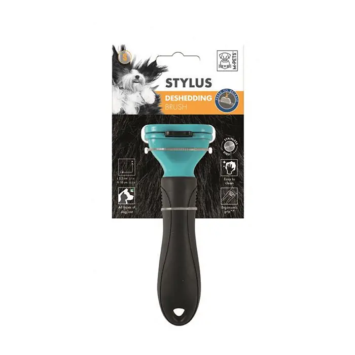 M-Pets Stylus Furminatör Basmalı Kedi Köpek Tarağı Small