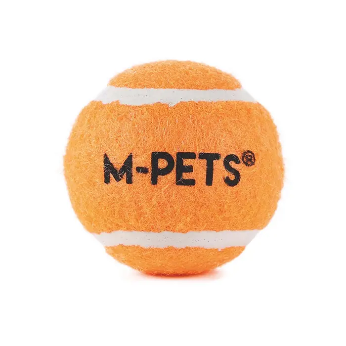 M-Pets Hop Tenis Topu Turuncu 5cm 3lü Set